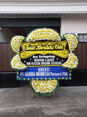 Papan Bunga Duka di Siantar Utara