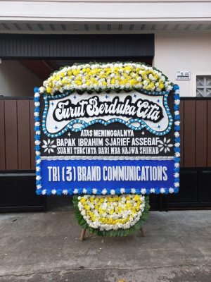 Papan Bunga Duka di Siantar Utara